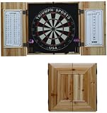 Rush Creek Log Cabin Style Dartboard Cabinet