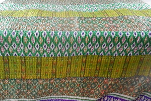 Patchwork Quilts Silk Striped (Full-green)