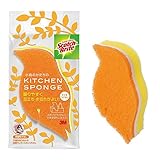 3M スコッチ・ブライト 小鳥のかたちのキッチンスポンジ オレンジ TR61KE