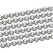 Swarovski Crystal #5810 3mm Round Faux Pearls Light Grey Silver (50 Beads)