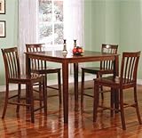 Ashland 5-Pc Counter Height Dining Set by Coaster