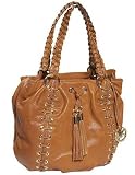 Michael Kors Astor Grommet Large “Luggage” Leather Shoulder Tote Reviewed