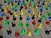 Discount Learning Supplies 100 Assorted Game Pawns - 5 Colors - 20 of Each Color