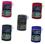 Premium Rubberized Coated Proguard Cover Hard Case (With Optional Detachable Belt Clip) for RIM Blackberry Curve 8330, 8310, 8300, 8320 (Choose from Red, Black, Blue, Hot Pink, Clear)