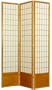 Extra Tall Version - 78" Window Pane Japanese Shoji Privacy Screen Room Divider - 4 Panel Honey