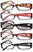 Eyekepper 5 Pairs Reading Glasses for Women Reading Inlcude Reader Sunglasses +1.25 Reading Eyeglasses