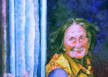 Custom Order #55-8HO, Oil on Canvas, Custom Painting of The Person You Love, For 1 Person of Customer's Choice, Style: Expressionism, with Signature Text 
