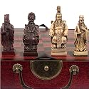 Vintage Style Chess Set w/ Chinese China 8 Immortals