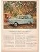 1960 British Built Blue Vauxhall Family Camping Print Ad (18587)