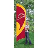 Iowa State Cyclones NCAA Applique & Embroidered Tall Team Flag (102x30)