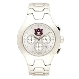 Auburn Tigers NCAA Men's Hall of Fame Watch with Stainless Steel Bracelet