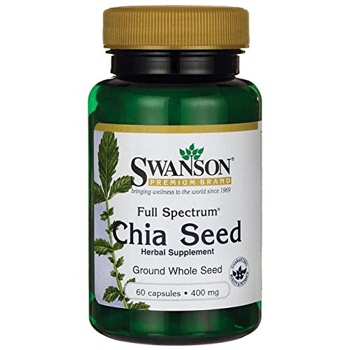 Swanson Full Spectrum Chia Seed 400 mg 60 Caps Swanson Full Spectrum Chia Seed 400 mg 60 Caps