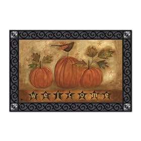  MatMates Patriotic Hearts Doormat