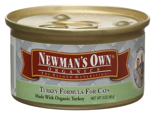 Newman's Own  Organics Cat Can-turkey Formula, 3-Ounce Units (Pack of 24)