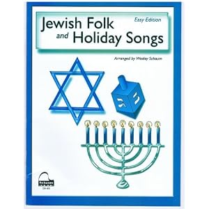 Jewish Folk and Holiday Songs (Schaum Publications)
