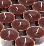 IMAGE OF Brown Tealight Candles (600pcs/Case) Bulk