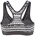NIKE Womens Pro Classic Padded 8 Bit Sports Bra Cool Grey/Black/Volt 683628-065 Size Small