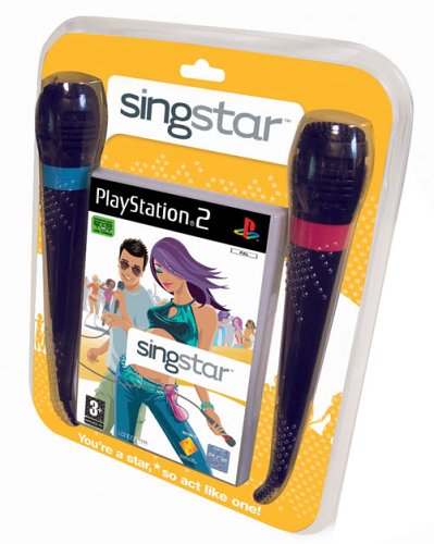 Childrens Toyshop  Video Games : SingStar with 2 Microphones (PS2)
