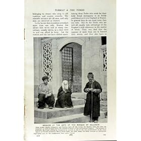 l'ISLAM ALLAH de SULEIMAN de MOSQU�E de PORTE de MENDIANTS de c1920 TURQUIE