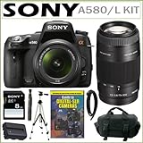 Sony Alpha A580/L 16.2MP HD DSLR Camera and 18-55mm F3.5-5.6 Lens with Sony ....
