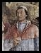 Andrea Mantegna (Cycle of frescoes in the Camera degli Sposi in Palazzo Duccale in Mantua, Szene: meeting of Duke Gonzaga Ludovicio with Cardinal Francesco Gonzaga and his sons, detail: Cardinal Francesco Gonzaga) Framed Art Poster Print - 11 X 17
