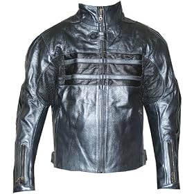 Womens Leather Jacket Motorcycle Armor Ladies Black