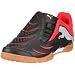 PUMA PowerCat 3.10 IT Jr 101930 05 Jungen Sportschuhe - Indoor, EU 35.5, schwarz (black-high risk red-puma silver)
