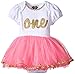 Mud Pie Baby Girls' I'm One Tutu Crawler