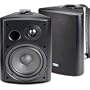 TIC ASP-120B Architectural Series 120-Watt Exterior Patio Speakers, Black