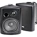 TIC ASP-120B Architectural Series 120-Watt Exterior Patio Speakers, Black