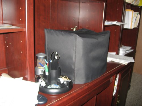 Typewriter Cover - Black Nylon - Size 15
