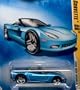 Hot Wheels 2009 Corvette C6 Convertible Blue 03/42, 2009 New Models, 1:64 Scale.