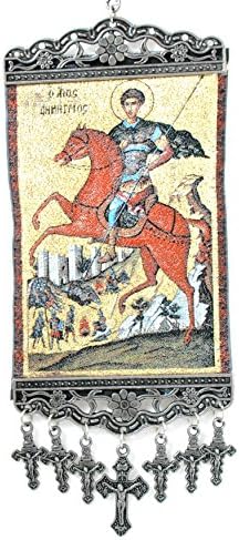 Saint Archangel, Cross Wall Hanging Tapestry Banner