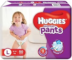 Huggies Wonder Pants Large Size Diapers (50 Count)