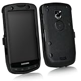 BoxWave Samsung Droid Charge AluArmor Jacket - Rugged, Heavy Duty Anodized Aluminum Metal Case for Slim and Durable Protection - Samsung Droid Charge Cases and Covers (Jet Black)