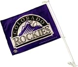 Colorado Rockies Auto Flag