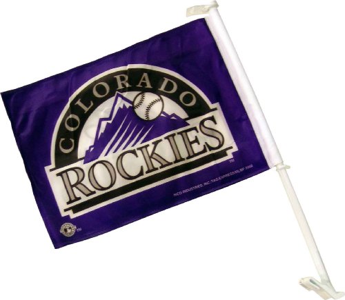 Colorado Rockies Auto Flag
