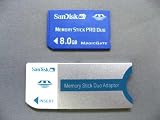 �y�o���N�i�zSanDisk MEMORY STICK PRO DUO �������[�X�e�B�b�N Pro Duo 8GB Duo�A�_�v�^�[�t��