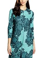 Giorgio Grati Abrigo Gilda (Azul Celeste / Azul Petróleo)