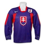 Nike - Team Slovakia IIHF 2008 Replica Blue Hockey Jersey