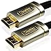 Cablesson XO Platinum C�ble HDMI 1.4 blind�/tress� connecteurs plaqu�s or 2 m Noir