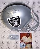 Tim Brown Autographed/Hand Signed Oakland Raiders Authentic Helmet