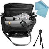 FlexWall Organization Portable CAMERA / CAMCORDER Carrying Case for SAMSUNG Digimax / GX / HMX / NV/ SC Series and More Video Camcorders! ***Includes Mini Tripod & Micro Fiber Cleaning Cloth