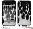 iPod Touch 4G Skin - Metal Flames Chrome by WraptorSkinz