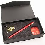Pen Size Fishing Rod and Reel in Case (Red)