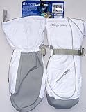 Waterproof, Breathable Ski Mittens, White, Extra Large
