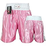 TurnerMAX Boxing Shorts Trunks Kickboxing Training fighting sparring MMA UFC Pink