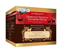 Addiction Raw Dehydrated Dog Food, Homestyle Venison and Cranberry, 8 Pound Box