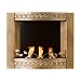 Southern Enterprises Antique Gold Wall Mount Fireplace