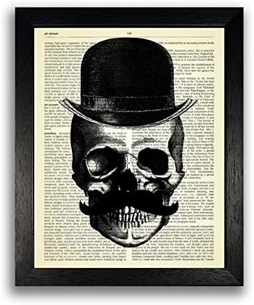 Animal Picture Print,Skull Wall Art And Home Decoration,Canvas Art Print On Canvas,Unstretched And Unframed 8x10 inch